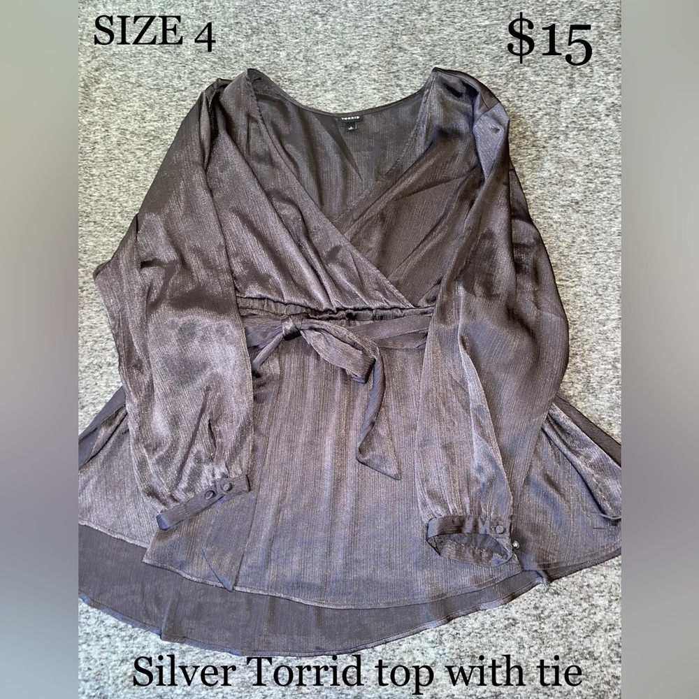 Silver Torrid Top